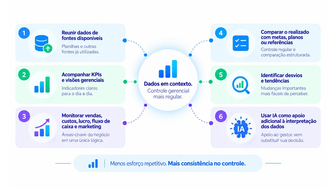 Seis elementos da lógica de controle gerencial do BIPLANE24